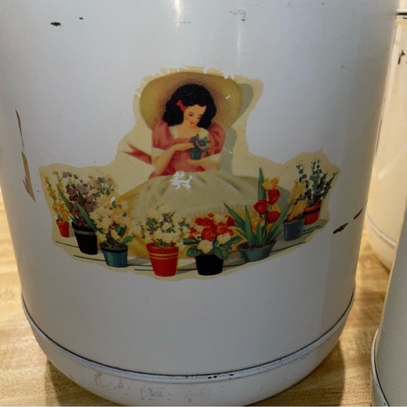 Vintage counter canister set - Picture 3 of 7